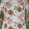Floral printed cotton kurta set for women back view