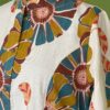 Cotton kurta multicolor floral print close-up