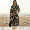 Black Cotton Kurta Set