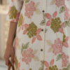 Off white kurta set for women with straight fit design