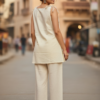Tie-up shoulder kurta back view