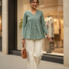 Leheriya short kurti for Women Leheriya short kurti for Women
